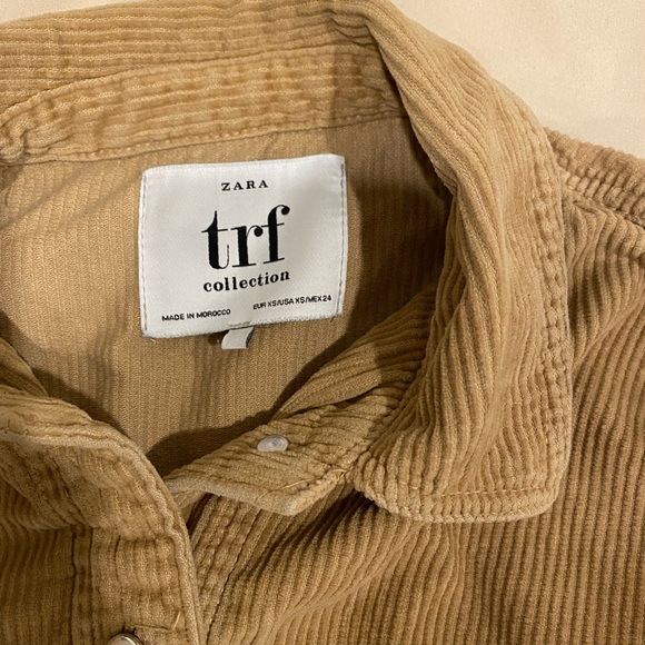 Zara TRF Cropped corduroy Jacket. 8/10 condition! - Picture 2 of 4